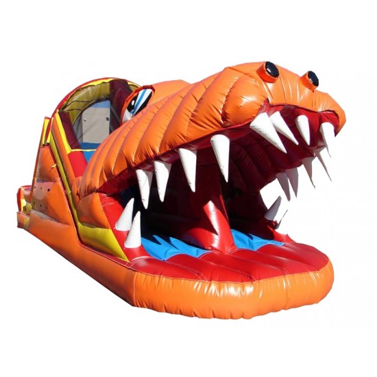 Happy Jump Gator Tobogan Inflable