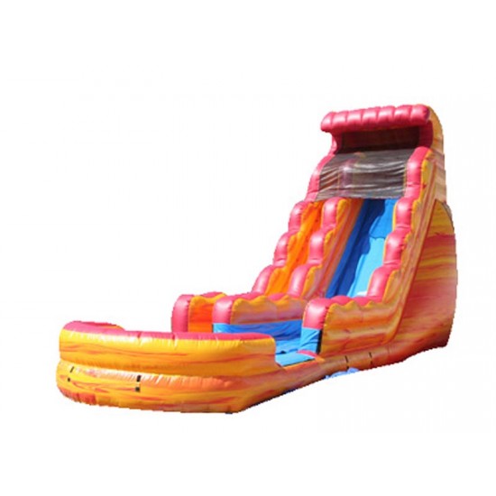 Tobogan Inflable De Fuego Y Hielo