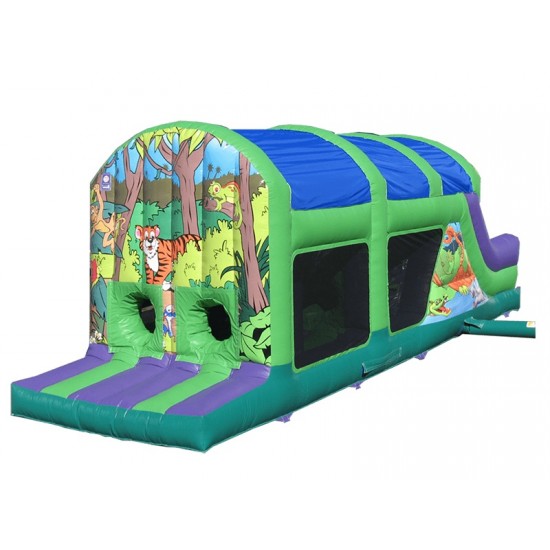 Campo De Asalto Inflable De La Jungla