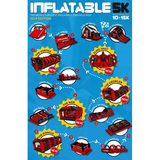 Carrera De Obstaculos Inflable 5k