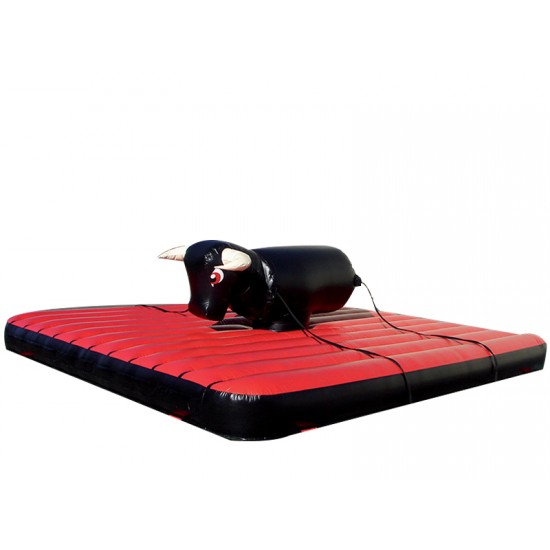 Toro Hinchable De Rodeo Con Correas