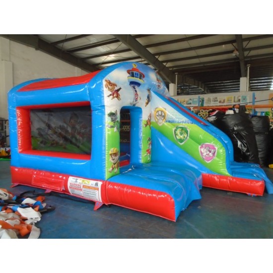 Paw Patrol Bouncy Castle Con Tobogan