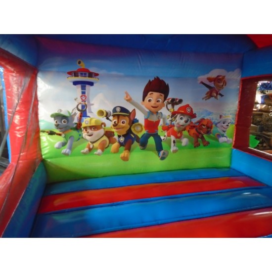 Paw Patrol Bouncy Castle Con Tobogan