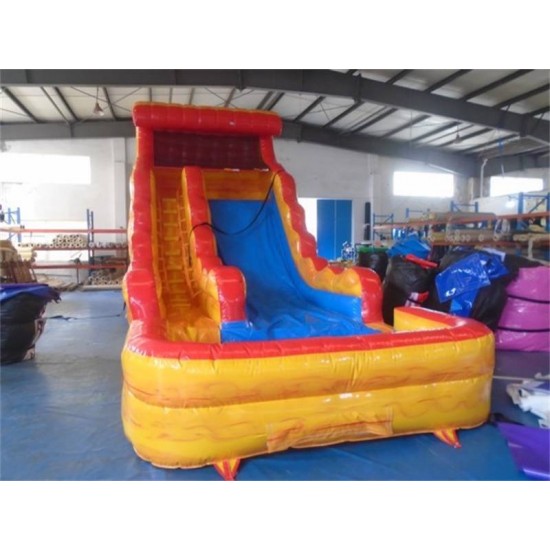 Tobogan Inflable De Fuego Y Hielo