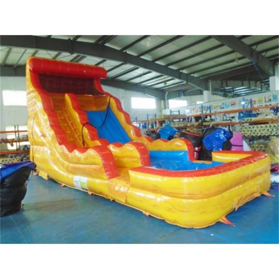 Tobogan Inflable De Fuego Y Hielo