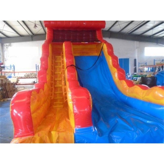 Tobogan Inflable De Fuego Y Hielo