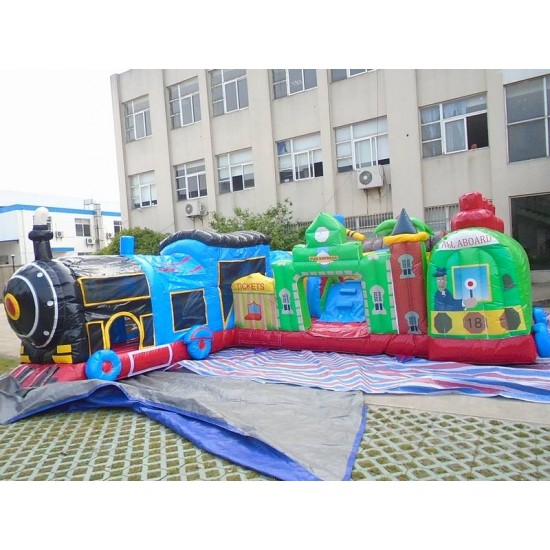 Fun Train Station Junior Bounce House