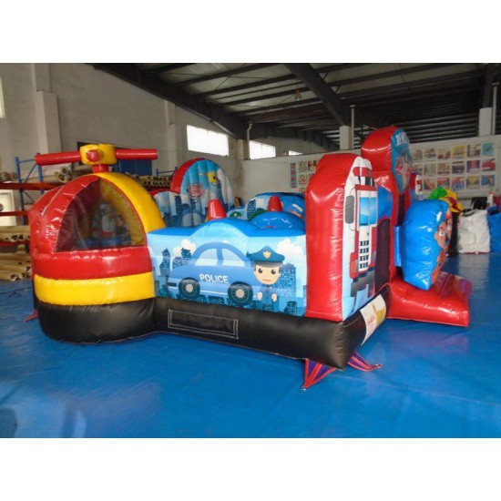 Escuadrón De Rescate Inflable Junior Bounce House